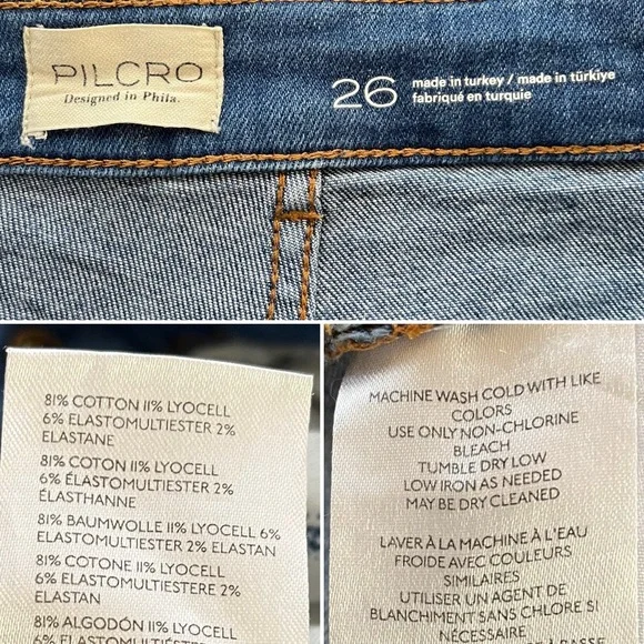 BOGO! Anthropologie Pilcro High Rise Flare Jeans Blue Size 26 - Picture 9 of 10